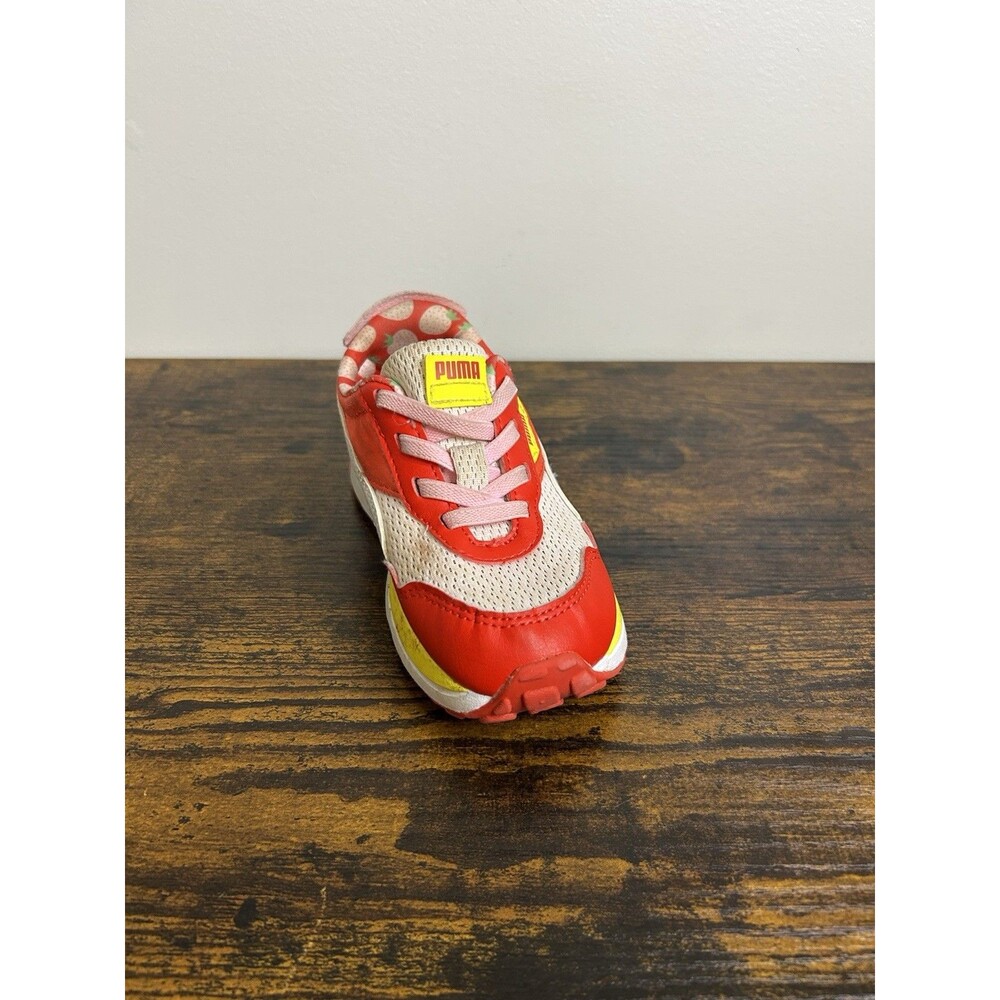 Puma Girls' Cruise Rider Summer Treats sneaker in a strawberry pattern 9C only 1